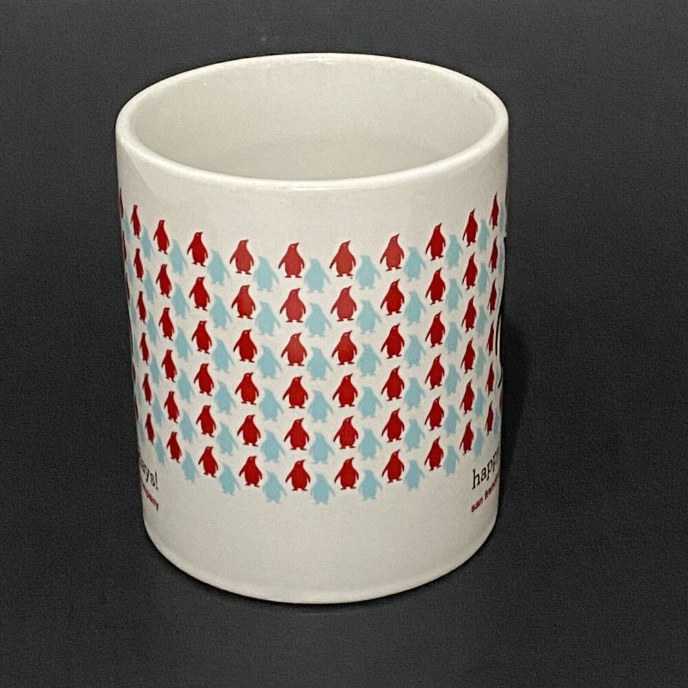 San Francisco Coffee Company Penguin Christmas Mug Holiday Colorful - Picture 2 of 6